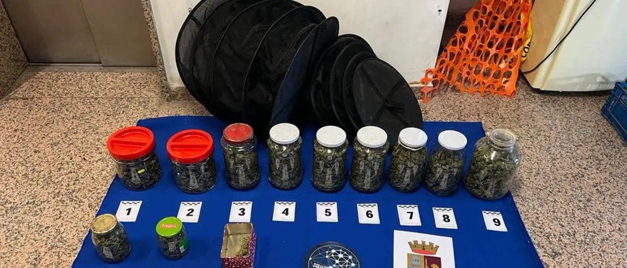 Droga nascosta in un magazzino e detenzione illegale di armi in casa, due arresti tra Cosenza e Rende