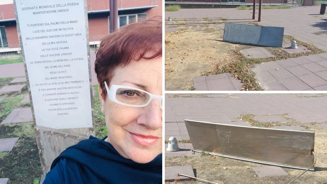 «A chi può far male una poesia?». A Corigliano Rossano atti vandalici contro installazioni artistiche