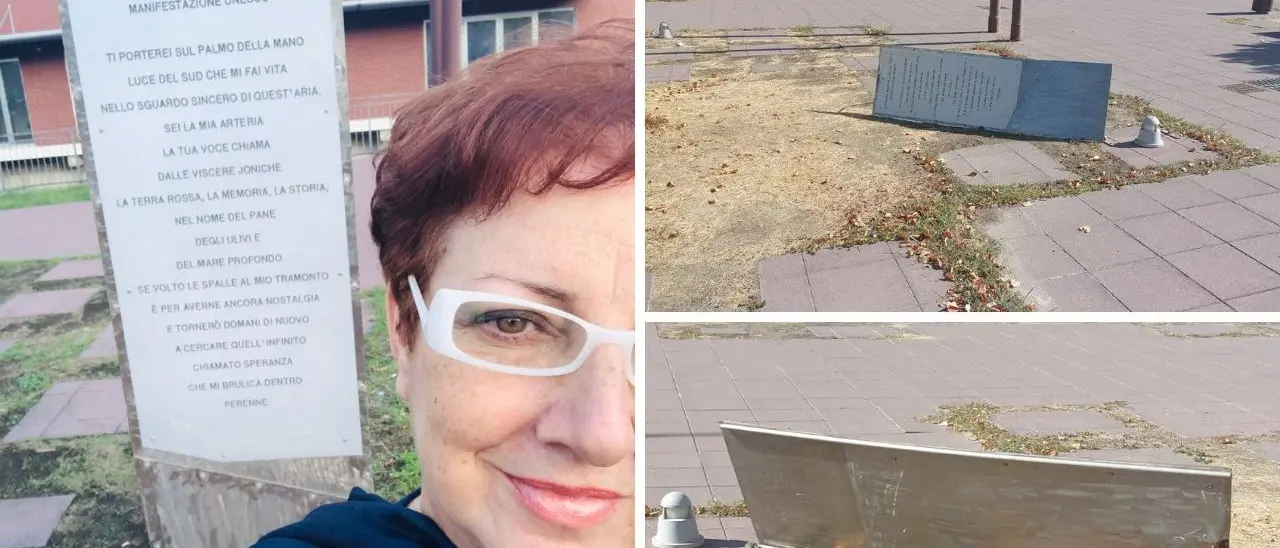 «A chi può far male una poesia?». A Corigliano Rossano atti vandalici contro installazioni artistiche