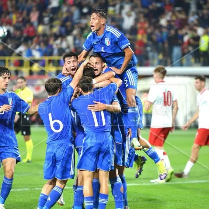 L’Italia Under 20 batte la Polonia al Ceravolo: decisiva la rete di Terraciano nel primo tempo (1-0)