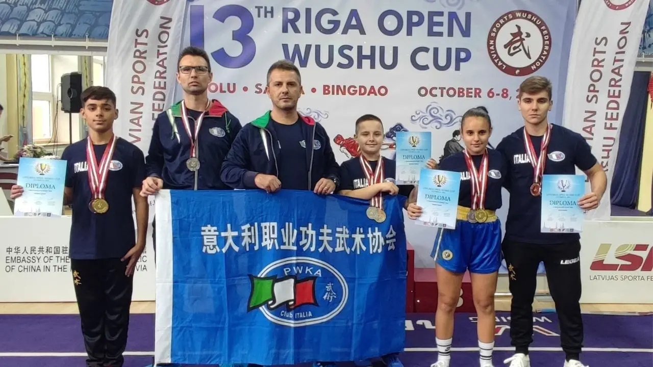 Calabria protagonista in Lettonia: pioggia di medaglie per gli atleti dell’Accademia centrale wushu Catanzaro