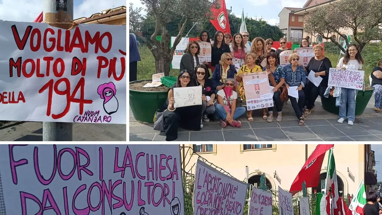 «Giù le mani dalla 194, l’aborto è un diritto conquistato»: a Vibo le associazioni scendono in piazza