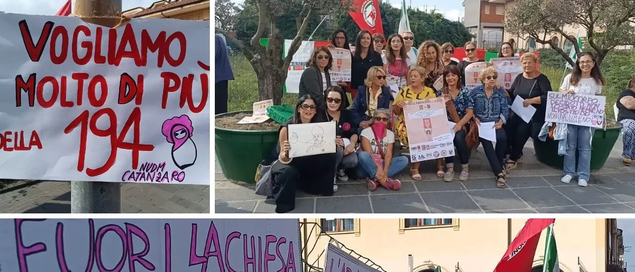 «Giù le mani dalla 194, l’aborto è un diritto conquistato»: a Vibo le associazioni scendono in piazza