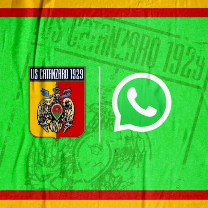 L’Us Catanzaro sbarca su Whatsapp: inaugurato il canale ufficiale giallorosso