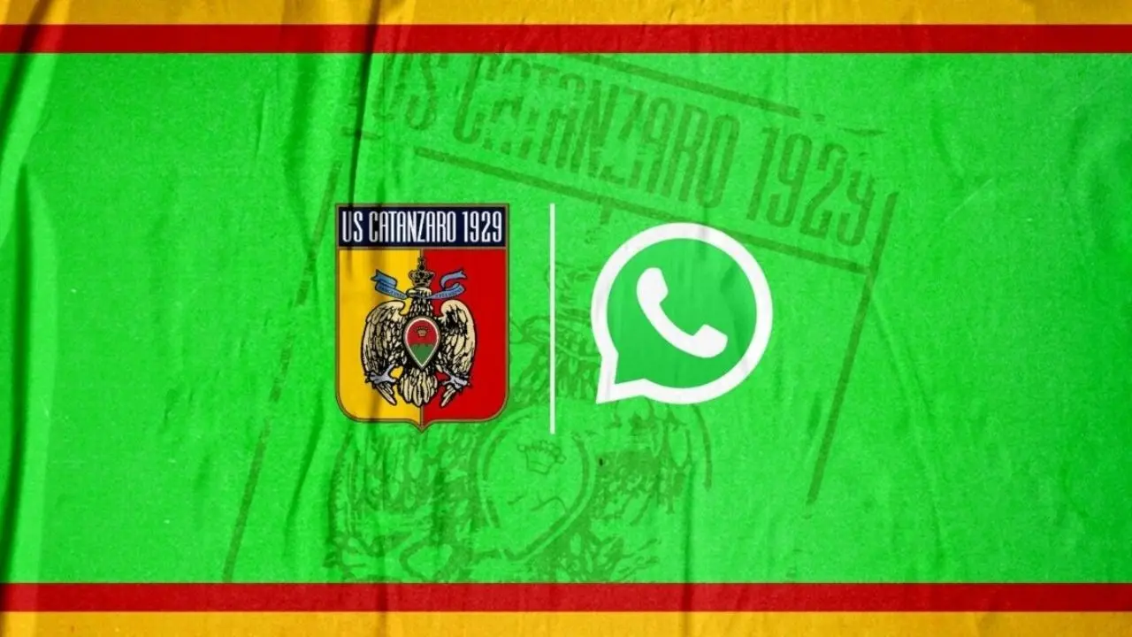 L’Us Catanzaro sbarca su Whatsapp: inaugurato il canale ufficiale giallorosso