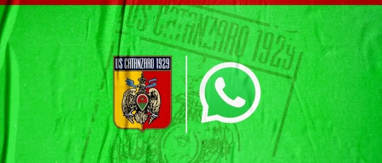 L’Us Catanzaro sbarca su Whatsapp: inaugurato il canale ufficiale giallorosso