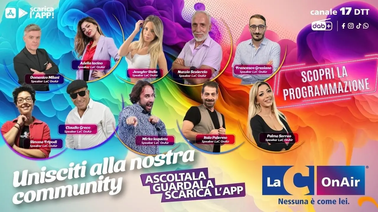 LaC OnAir arricchisce il suo palinsesto: informazione, musica e intrattenimento da guardare e ascoltare