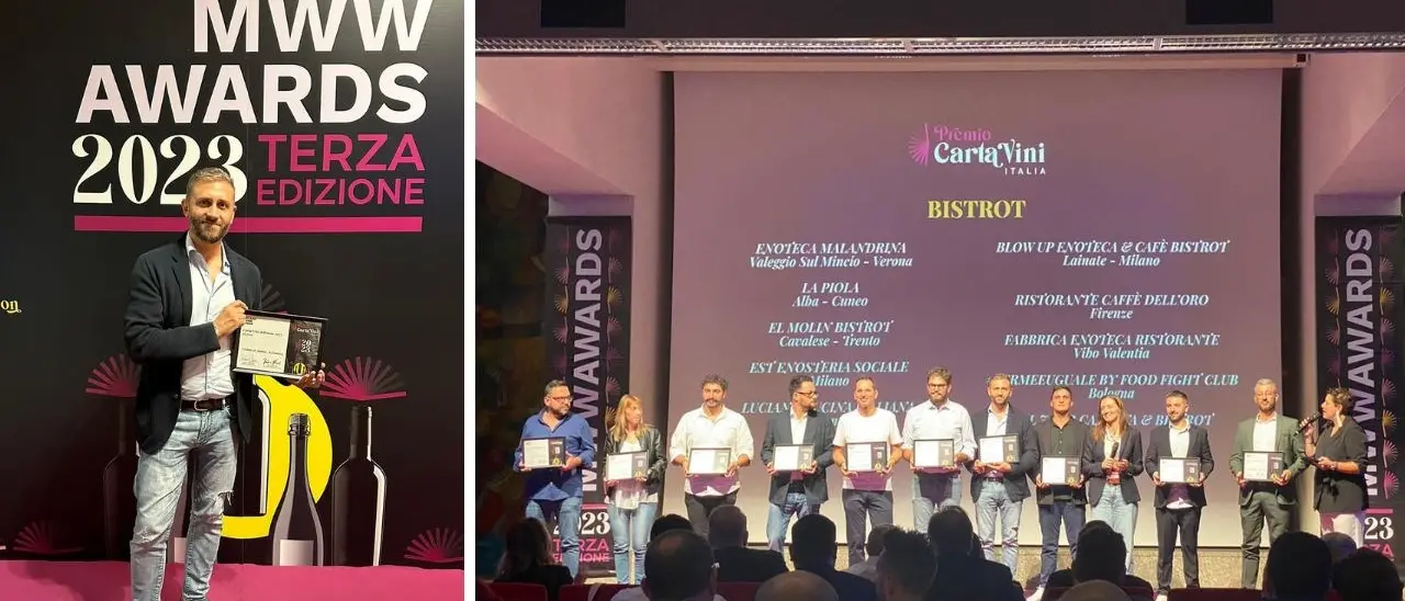 Enoteca calabrese si aggiudica il premio “Carta dei vini”: è l’unico locale del Sud a ottenere il riconoscimento