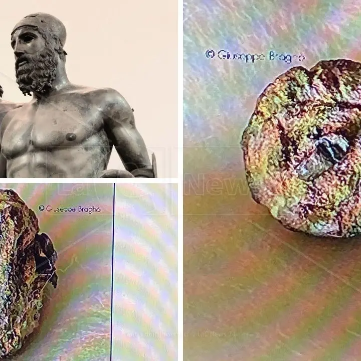 L’occhio dei Bronzi, misterioso reperto a forma di bulbo oculare riapre la discussione sui guerrieri di Riace