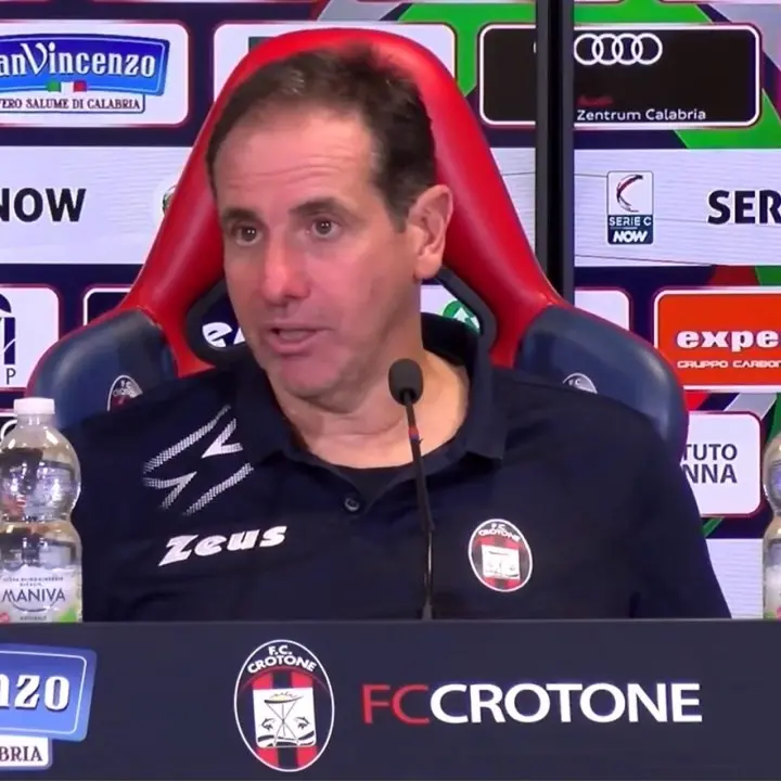 Crotone, mister Zauli dopo la sfida con il Foggia: «Adesso tocca a noi, puntiamo a risultati importanti»