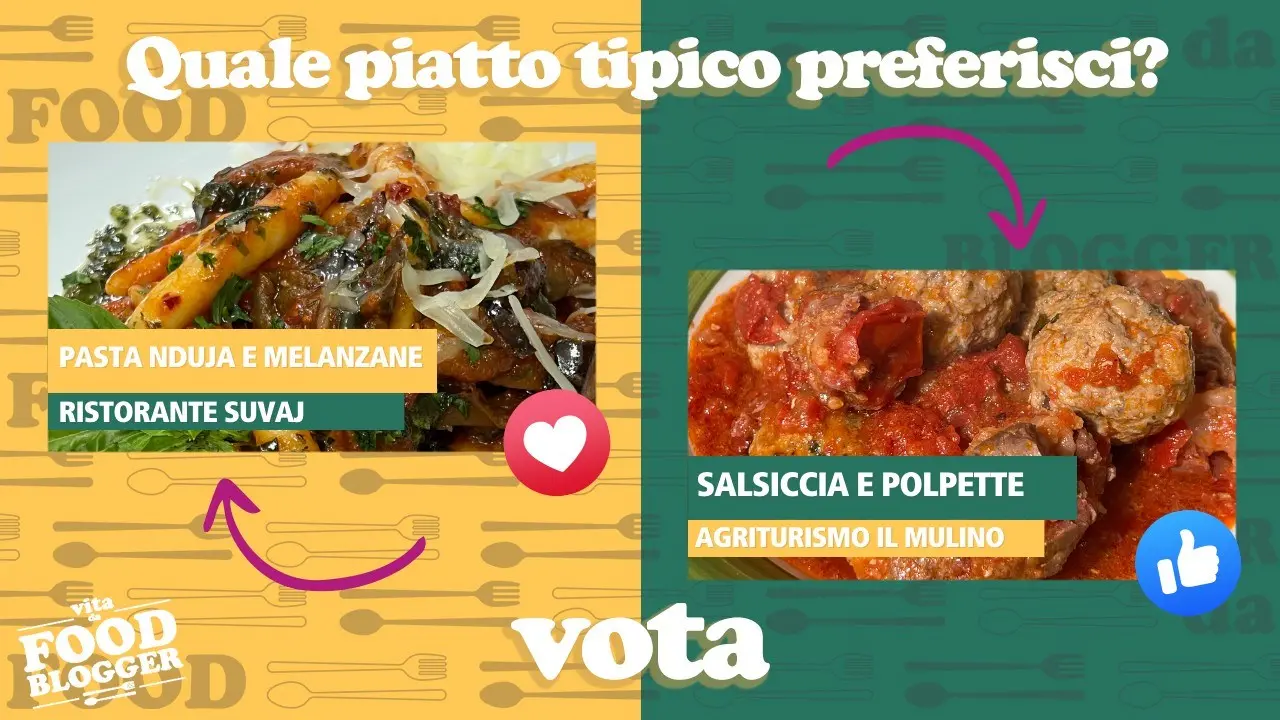 Vita da food blogger, chi vincerà la sfida tra l’agriturismo Il Mulino e il ristorante Suvaj? Vota i tuoi piatti preferiti