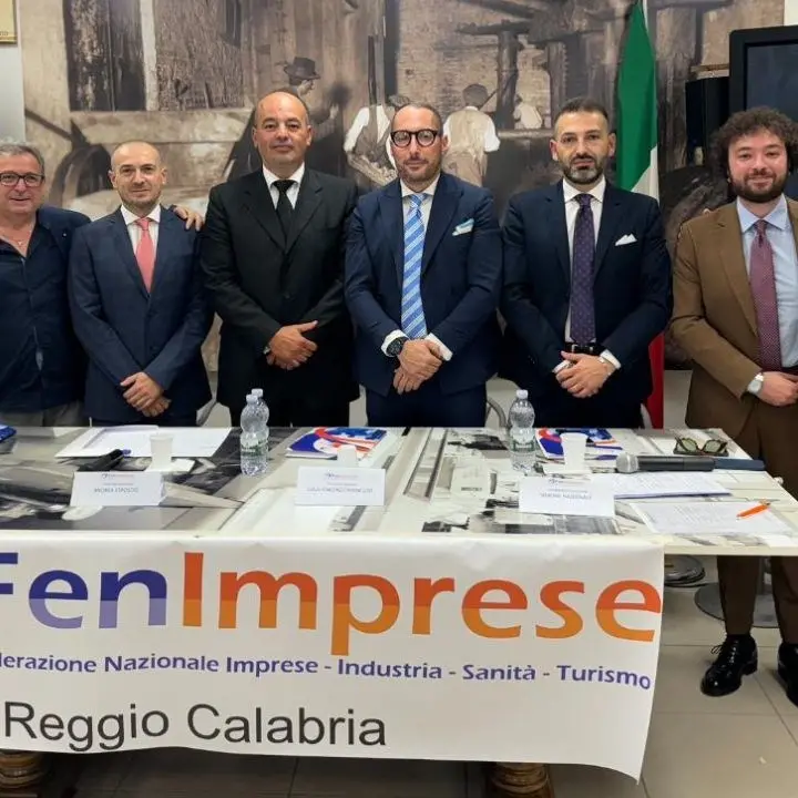 Fenimprese cresce in Calabria, nuova sede a Reggio: Isidoro Alampi eletto presidente