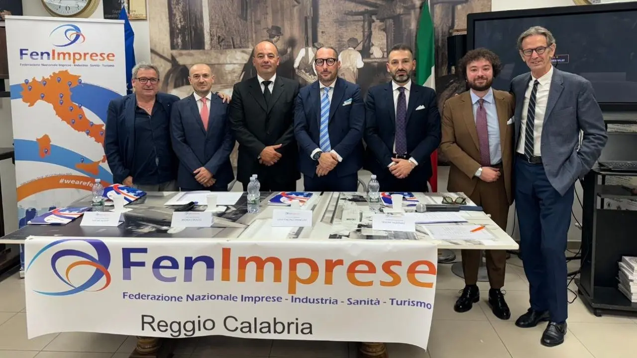 Fenimprese cresce in Calabria, nuova sede a Reggio: Isidoro Alampi eletto presidente