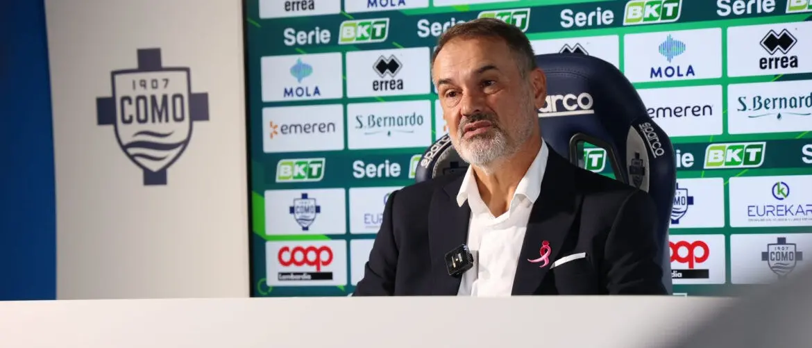 Como-Catanzaro, Vivarini: «Non dobbiamo sottovalutare la nostra prestazione, abbiamo perso subendo poco»