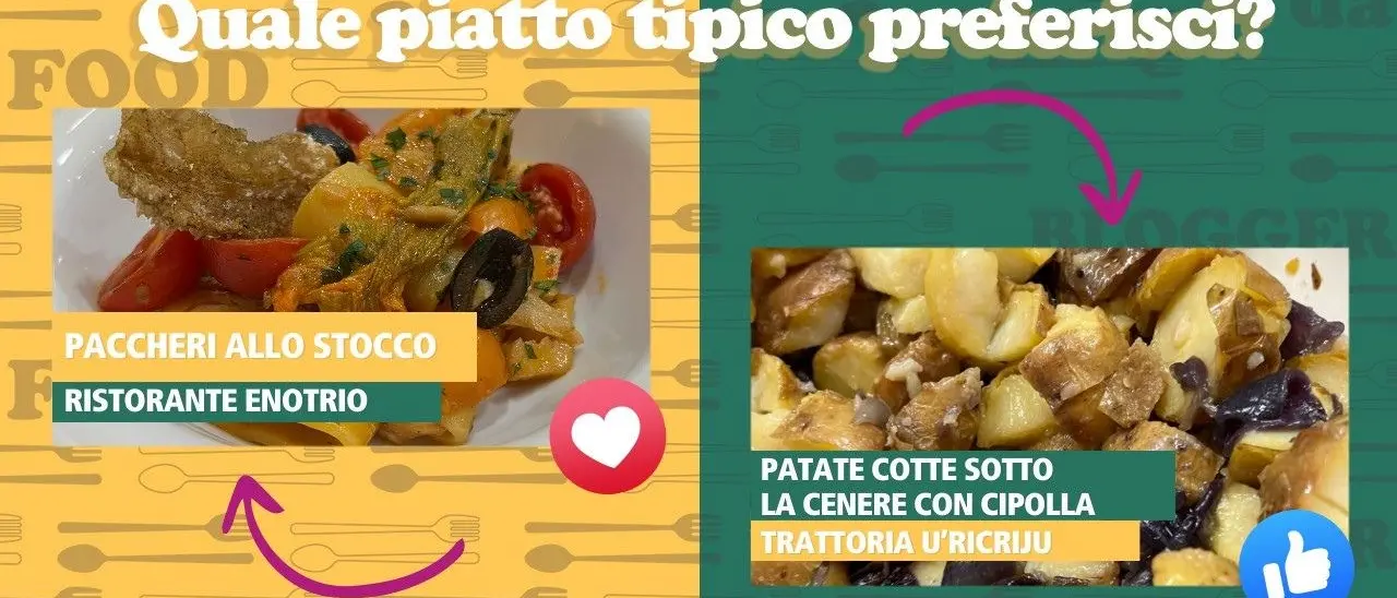 Vita da Food Blogger, chi vincerà la sfida tra il ristorante Enotrio e la trattoria U Ricriju? Vota i tuoi piatti preferiti