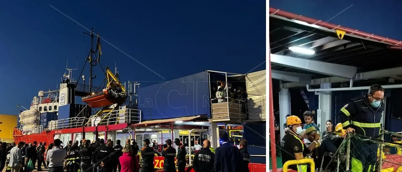 Multa e fermo di 20 giorni per la Sea-Eye attraccata a Vibo con 48 migranti e 4 cadaveri a bordo: «Ingiusto, siamo arrabbiati»