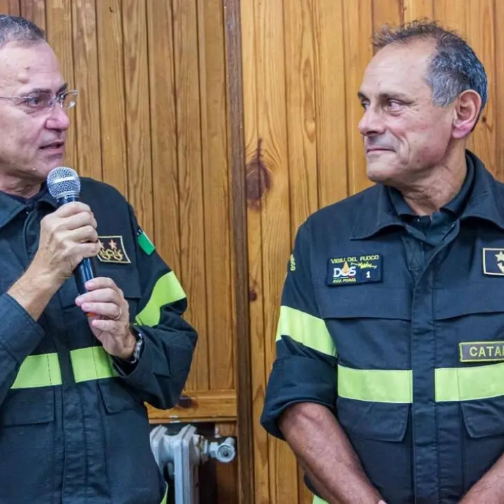 Vigili del fuoco di Catanzaro, va in pensione il direttore coordinatore speciale Luigi Ricci