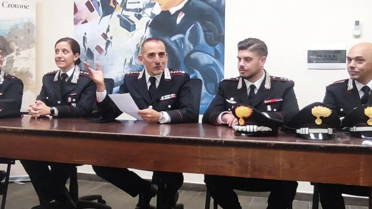 Quattro nuovi ufficiali dei carabinieri al Comando provinciale di Crotone