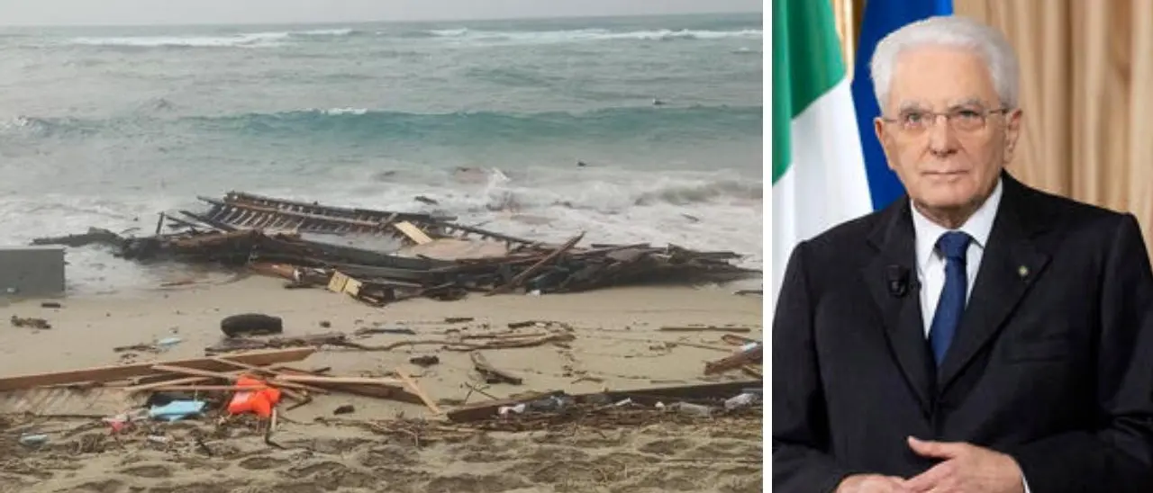 Donarono a Mattarella una tela a ricordo del naufragio di Cutro, ai detenuti di Crotone il grazie del Presidente