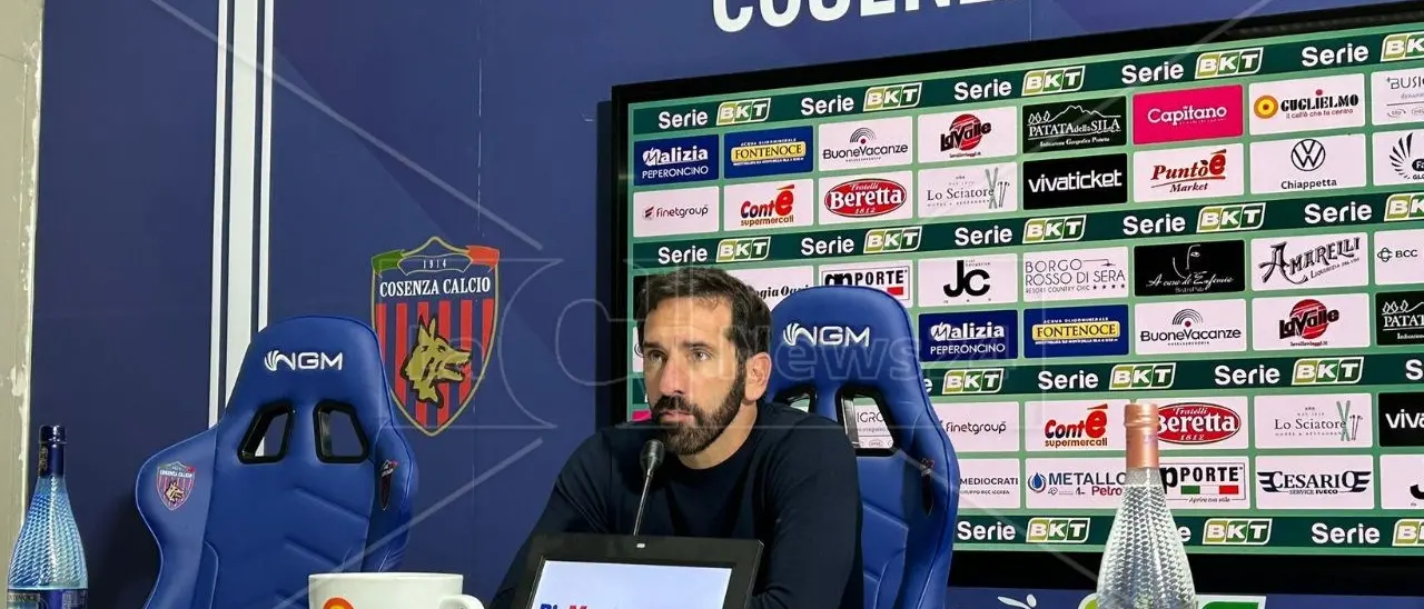 Cosenza-Feralpisalò, la delusione di Caserta: «Giornata no e brutto secondo tempo»