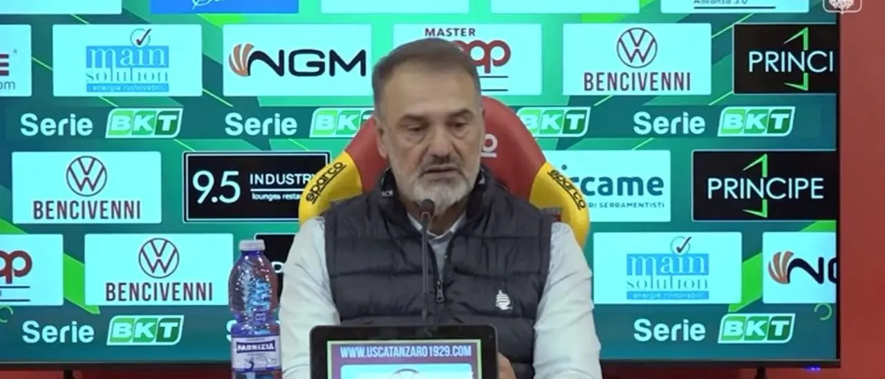 Catanzaro-Modena, Vivarini: «La è questa, anche se avremmo meritato di più noi»