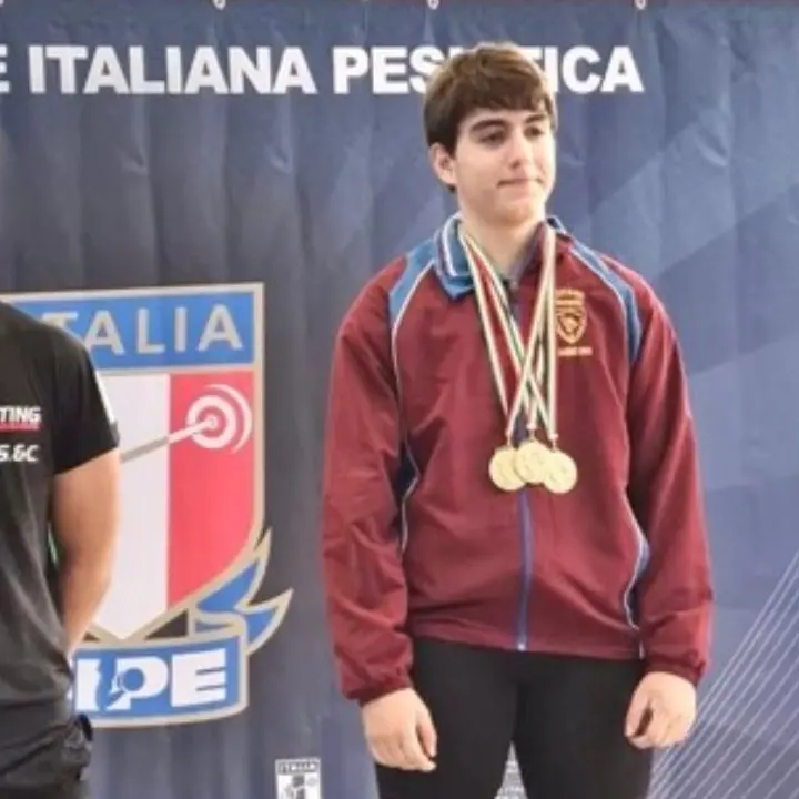 L’atleta vibonese Christian Boer campione italiano assoluto di pesistica under 15