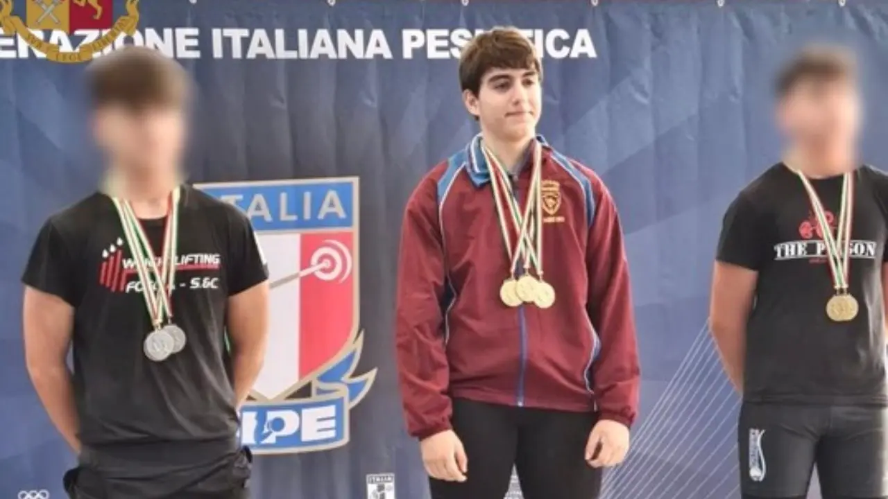 L’atleta vibonese Christian Boer campione italiano assoluto di pesistica under 15