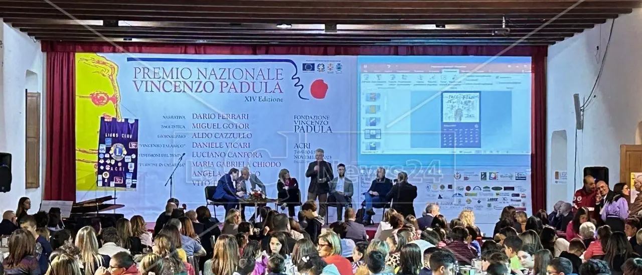 Ad Acri si alza il sipario del Premio Vincenzo Padula: il Lions club presenta il calendario 2024