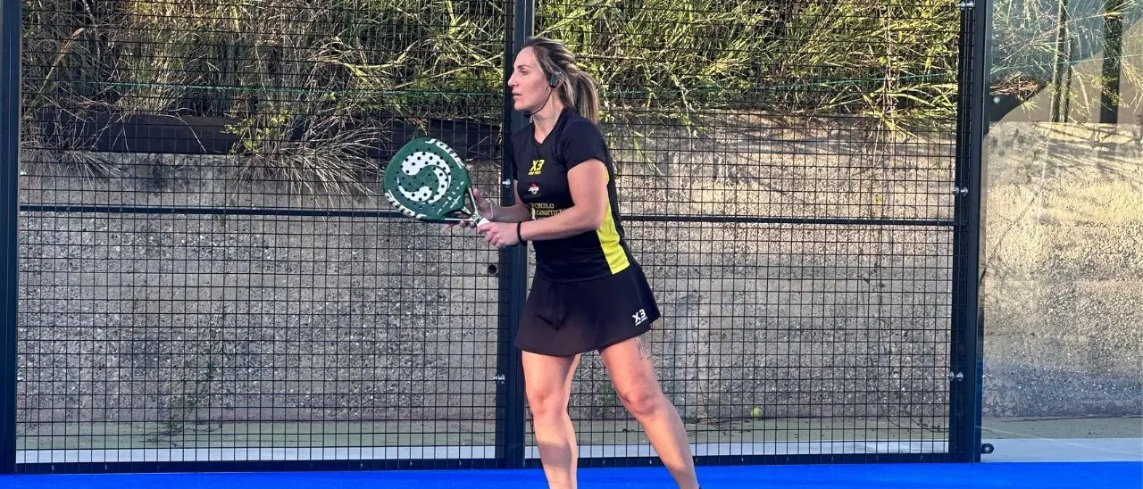Padel: la calabrese numero uno d’Italia Lara Meccico a Maierato per una giornata di allenamento