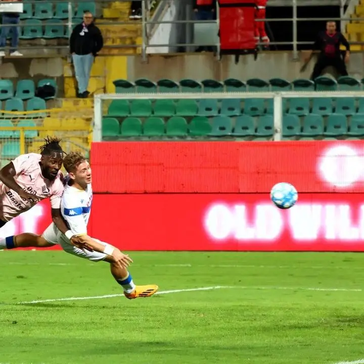 Serie B, Palermo di misura sul Brescia. Pari senza reti tra Lecco e Spezia