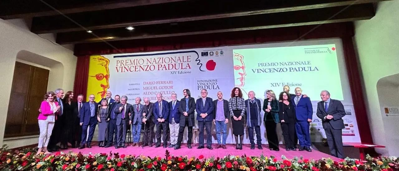 Premio Padula ad Acri, si è conclusa la 14esima edizione: ecco a chi sono stati assegnati i riconoscimenti