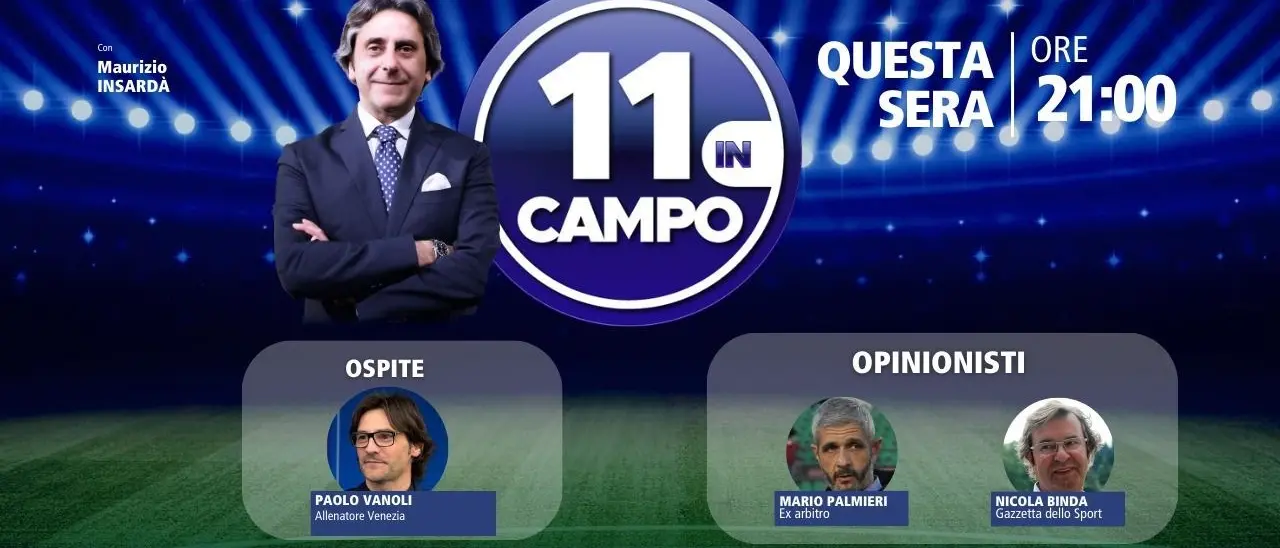 11 in campo, Paolo Vanoli ospite della trasmissione di LaC: appuntamento stasera alle 21