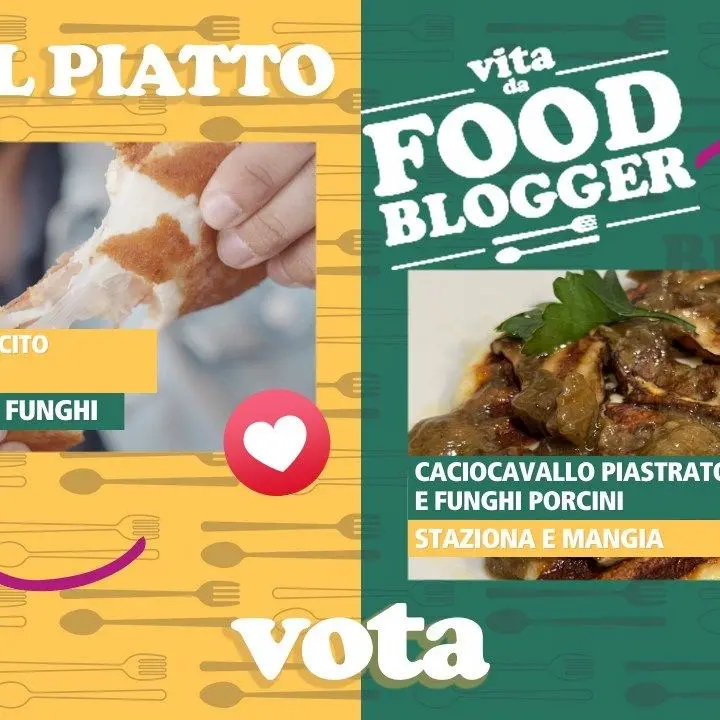 Vita da Food Blogger, caciocavallo impanato e fritto oppure piastrato e con porcini? Vota il tuo preferito