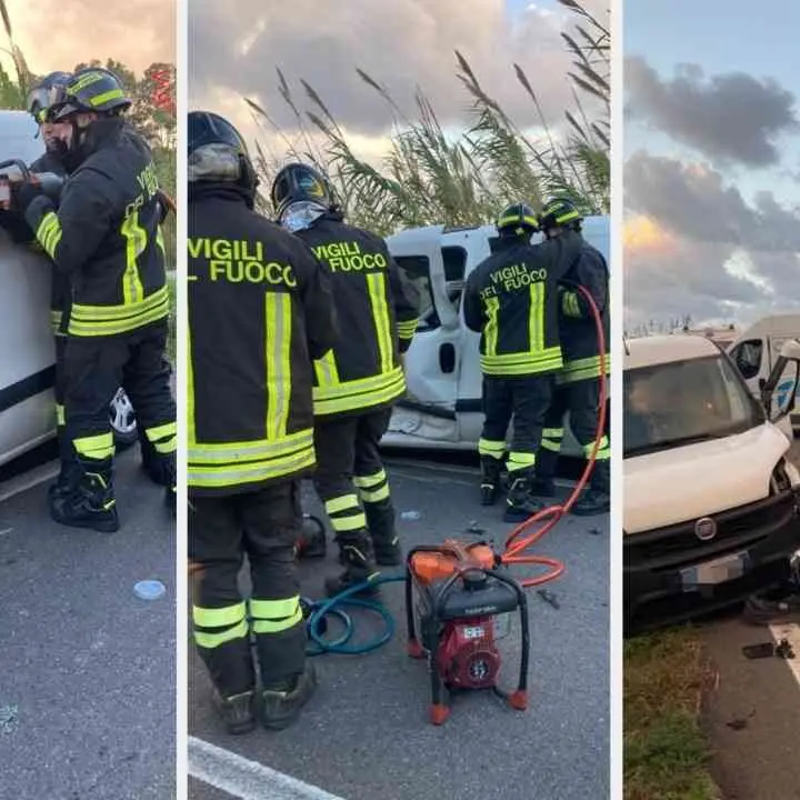 Incidente a Gizzeria, quattro i veicoli coinvolti: una persona è rimasta ferita