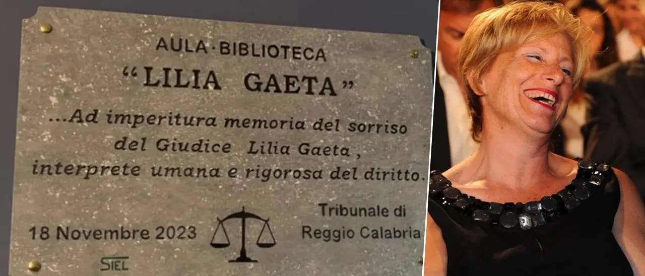 Un anno fa la scomparsa del giudice Lilia Gaeta, il Tribunale di Reggio le intitola la biblioteca