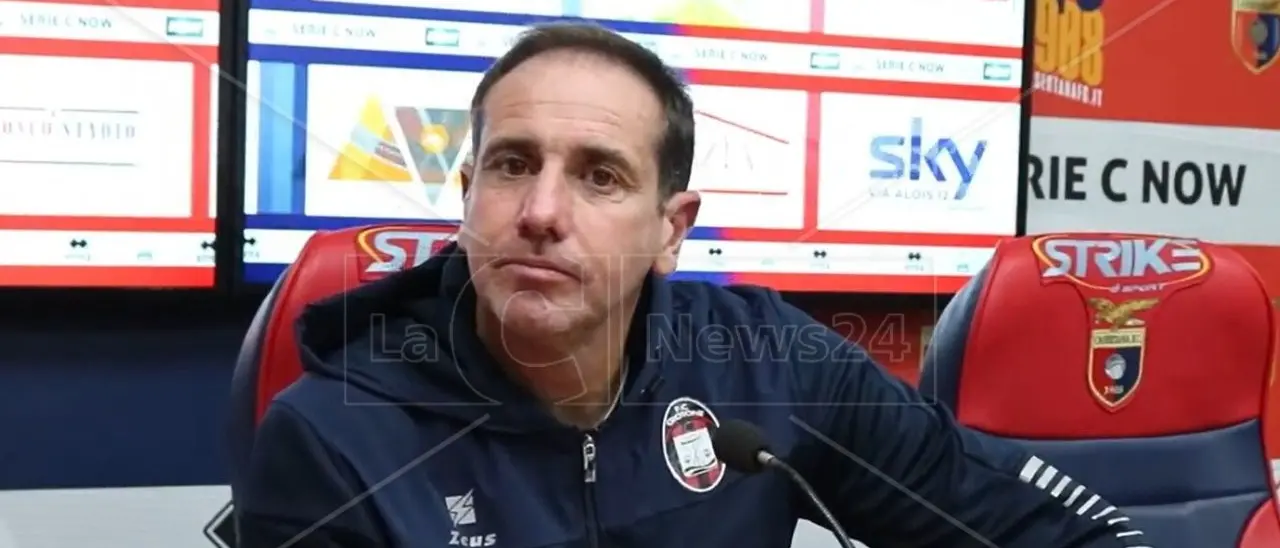 Crotone, il commento di Zauli dopo Caserta: «Buon pareggio ma abbiamo qualche rammarico»