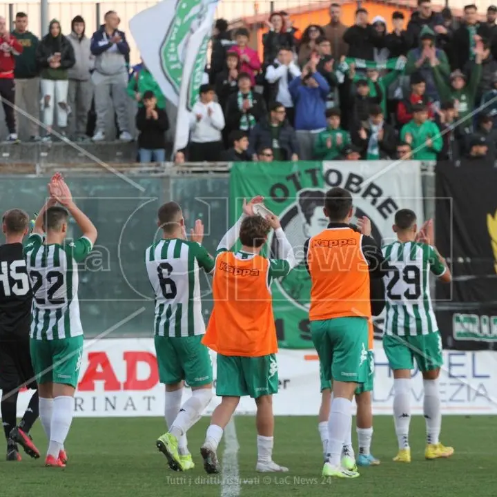 Eccellenza, La Vigor Lamezia torna alla vittoria nello scontro diretto con il Cittanova: finisce 1-0