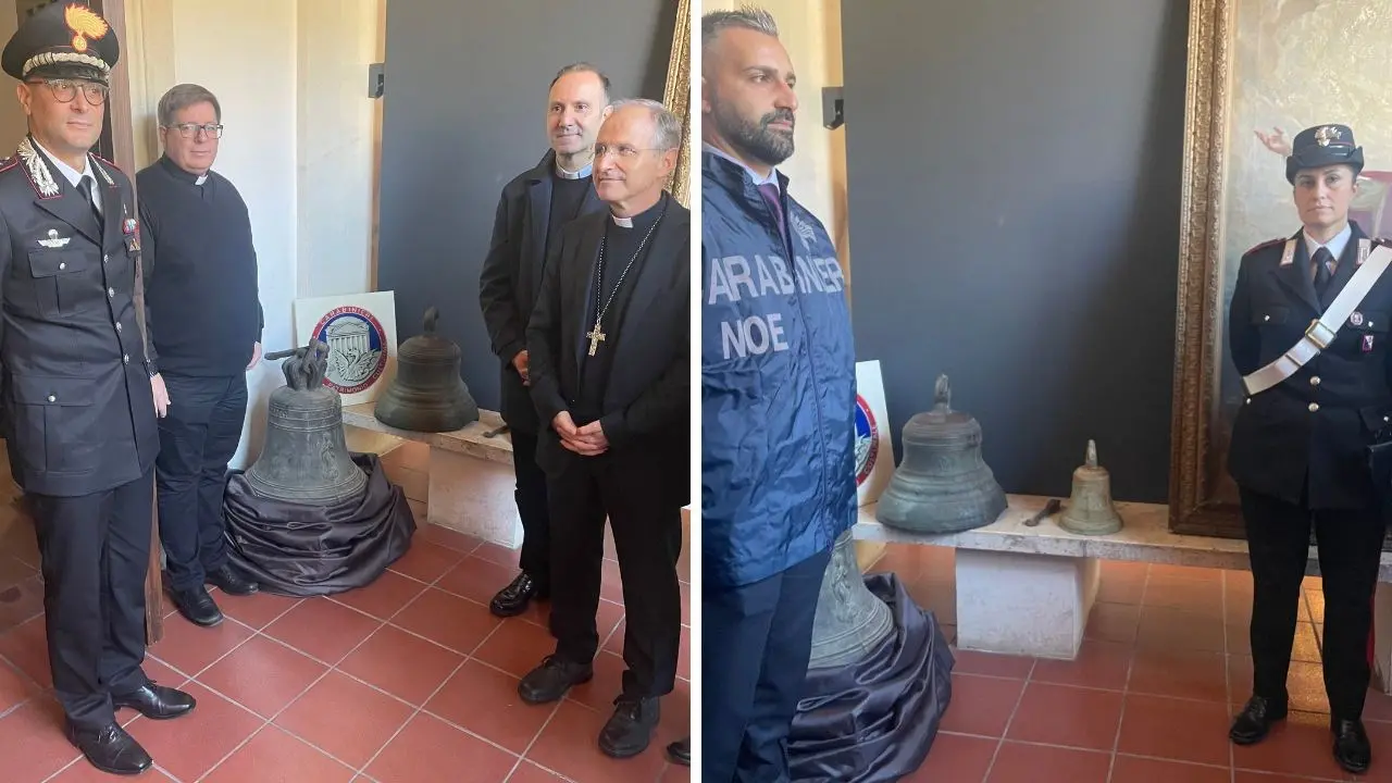 Reggio Calabria, tre campane bronzee disperse nel sisma del 1908 restituite alla diocesi