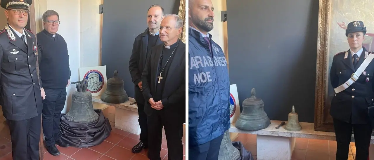 Reggio Calabria, tre campane bronzee disperse nel sisma del 1908 restituite alla diocesi