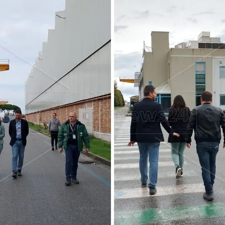 Baker Hughes a Corigliano Rossano, blitz di Stasi nella sede di Vibo: «Volevo vedere come funziona»