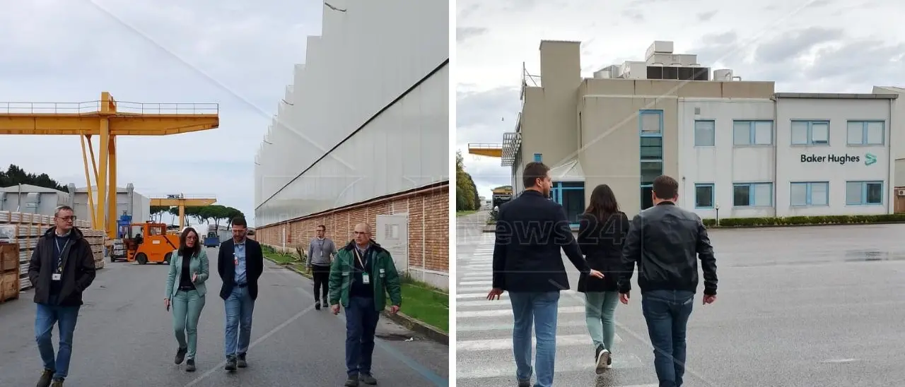 Baker Hughes a Corigliano Rossano, blitz di Stasi nella sede di Vibo: «Volevo vedere come funziona»