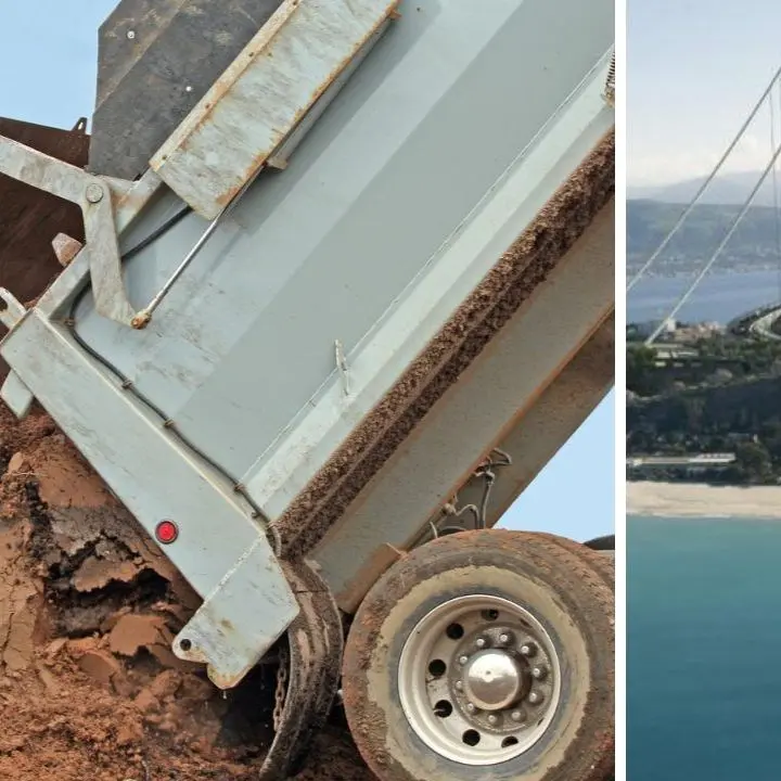 Ponte sullo Stretto: 2,5 milioni di metri cubi di terra da riversare in 4 discariche calabresi: ecco dove