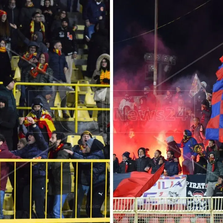 Catanzaro-Cosenza, festa del calcio calabrese: derby ai giallorossi ma sugli spalti hanno vinto tutti