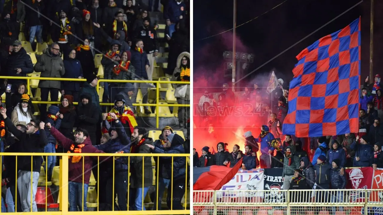 Catanzaro-Cosenza, festa del calcio calabrese: derby ai giallorossi ma sugli spalti hanno vinto tutti