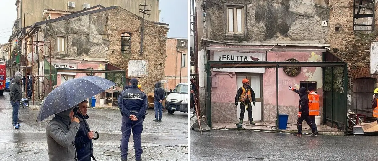 Vibo, demolito il chiosco della famiglia del collaboratore di giustizia Andrea Mantella