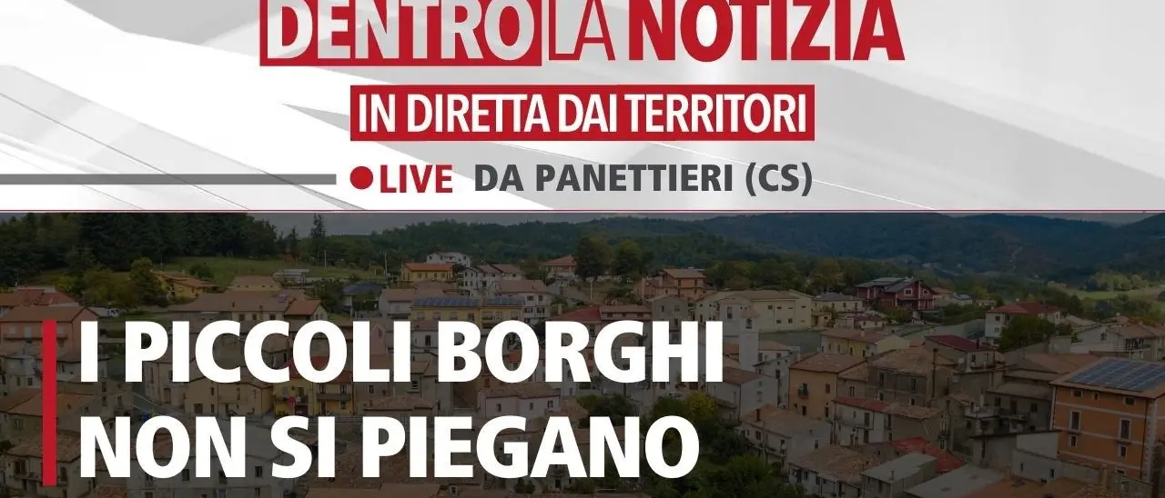 Spopolamento, abbandono finanziario e sociale: la lotta di Carlopoli e Panettieri. Focus in diretta a Dentro la Notizia