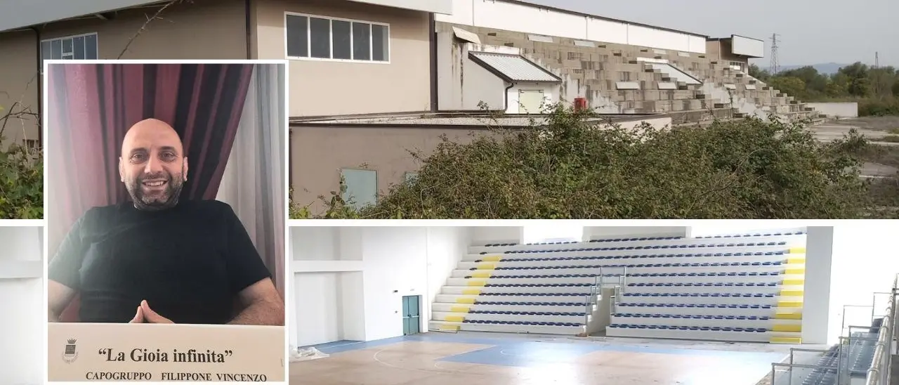 Palazzetto dello sport mai entrato in funzione: costato 1 milione di euro ne servirebbero altri 400mila per aprirlo
