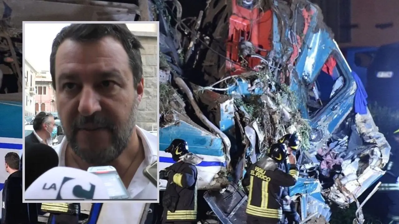 Incidente ferroviario in Calabria, Salvini: «Non si può morire con semaforo rosso e sbarre abbassate. Investiremo 500 milioni»