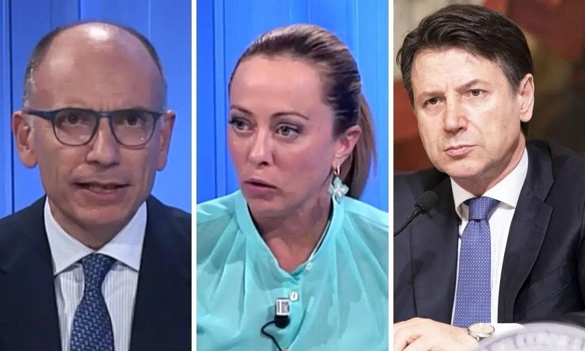 Elezioni, Letta e Conte puntano alla non-vittoria di Meloni: l’operazione rimonta parte da Reggio