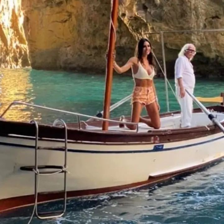 Elisabetta Gregoraci fa tappa anche a San Nicola Arcella per il nuovo spot che promuove la Calabria